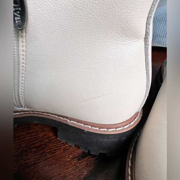 White Lug Sole Boots sz 38 euro / 7.5 US - Picture 10 of 10